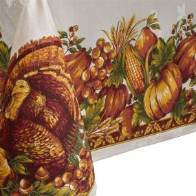 img 2 attached to 🍽️ Enhance Your Dining Experience with Benson Mills Splendor Engineered Tablecloth