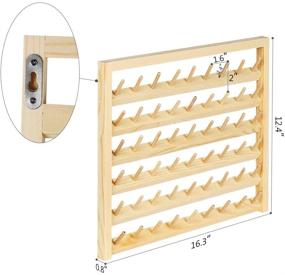 img 3 attached to 54 Spool Sewing Wall Mounted Organizer Hanging