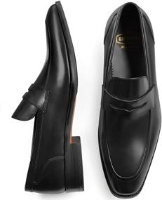 img 1 attached to GIFENNSE Men's Leather Loafers Slip-On Shoes (Size 10 US) - Ideal for Loafers and Slip-Ons