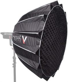 img 1 attached to 📸 Aputure Light Dome II Parabolic Softbox with Honeycomb Grid Diffusion Kit - Compatible with Aputure 120D Mark II, 300D Mark II, 120D, 120T - Bowens Mount Photography Lighting Modifier (35x25.6 Inch)