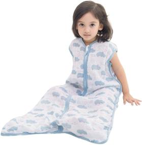 img 4 attached to TADO MUSLIN 100% Organic Cotton Baby Sleeping Sack for Toddlers (2-4T) - Wearable Blanket
