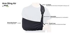 img 3 attached to 🤕 Think Ergo Arm Sling Air: Lightweight, Breathable, and Ergonomically Designed Medical Support for Broken & Fractured Bones