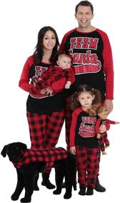 img 4 attached to Buffalo Plaid Family Christmas Pajamas Set - Follow Us for More