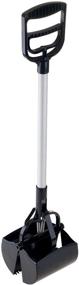 img 4 attached to Convenient & Sanitary Pooper Scooper Disposal System by PETMAKER - With Jaw Clamp, Long Handle, Suitable for Large & Small Dogs on Grass & Concrete