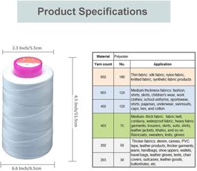 img 1 attached to Sewing Thread Purpose Polyester Overlock