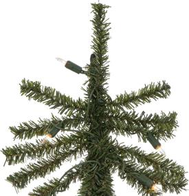 img 3 attached to Vickerman 6ft Natural Alpine Artificial Christmas Tree with Clear Incandescent Lights - Faux Christmas Tree for Seasonal Indoor Home Decor