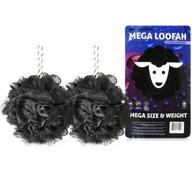 🐑 unleash the ultimate exfoliation with black sheep mega loofah logo