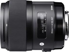 img 3 attached to Sigma 35mm F1.4 Art DG HSM Lens for 📷 Nikon - Black - 3.7 x 3.03 x 3.03 (Model 340306)