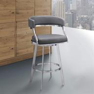 saturn bar stool height gray logo