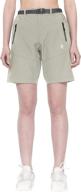 🩳 women's quick dry stretch shorts for hiking, camping, and travel - little donkey andy logo