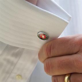 img 3 attached to GRAPHICS MORE Officially Licensed Cufflink Men's Accessories for Cuff Links, Shirt Studs & Tie Clips