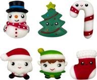 🎅 enchanting qingqiu christmas squishies for toddlers - perfect stocking stuffers! logo