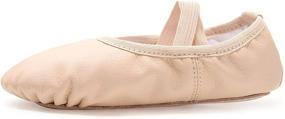 img 3 attached to MdnMd Girls Ballet Slipper Shoes for Dance and Gymnastics Training (Toddler/Kids)