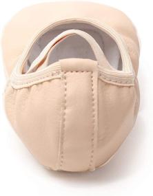 img 1 attached to MdnMd Girls Ballet Slipper Shoes for Dance and Gymnastics Training (Toddler/Kids)