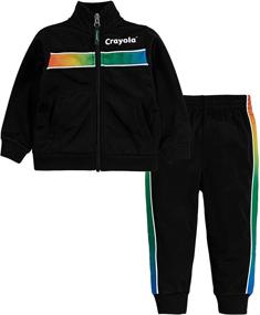 img 2 attached to 👕 Детский спортивный костюм Crayola, 2 предмета, для мальчиков