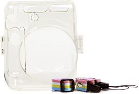 img 1 attached to Защитный чехол Wolven, сумка-кошелек, совместимая с камерой Fujifilm Mini 70