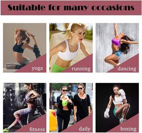 img 2 attached to EILYEE Crossback Workout Fitness Removable Sports & Fitness