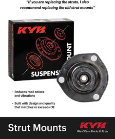 img 2 attached to 🔧 KYB SM5361 Strut Mount: Unparalleled Durability and Sleek Black Design