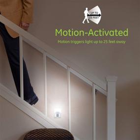 img 2 attached to 🔌 GE Enbrighten LED Motion Sensor Night Light, Plug-in, 40 Lumens, Soft White, UL-Certified, Energy Efficient, Ideal Nightlight for Bedroom, Bathroom, Kitchen, Hallway, 2 Pack