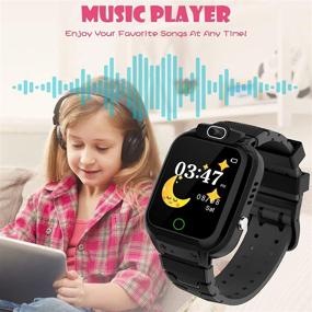 img 2 attached to CMKJ Kids Smartwatch with 7 Games, MP3 & MP4 Player, Touchscreen Gaming Watch 🎮 Gift for 3-13 Years Old Boys and Girls, 2GB Memory Card & Screen Protector Included