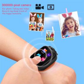 img 3 attached to CMKJ Kids Smartwatch with 7 Games, MP3 & MP4 Player, Touchscreen Gaming Watch 🎮 Gift for 3-13 Years Old Boys and Girls, 2GB Memory Card & Screen Protector Included