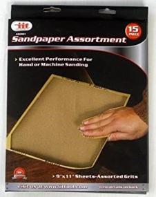 img 1 attached to IIT 80901 Sandpaper Assorted Grits: 📦 Achieve Smooth Finishes with a Variety of Grits!