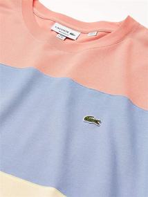 img 2 attached to Lacoste CLUSI Purpy Elf Men's Colorblock Sleeve T-Shirt: Stylish Clothing in T-Shirts & Tanks