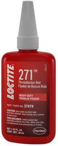 img 4 attached to 🔒 Loctite 271 Threadlocker for Automotive: High-Strength, High-Temperature, Fluorescent, Anaerobic Red - 36mL Bottle (Part Number: 37479-492142)
