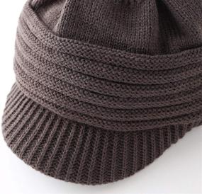 img 2 attached to 🧢 Trendy and Warm Toddler Acrylic Beanies for Boys: Home Prefer Boys' Accessories and Hats & Caps