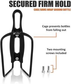 img 2 attached to 🚲 BV Bike Water Bottle Cage – Lightweight Alloy Holder with 15-Year Warranty for Sports Cycling – 2 Pack