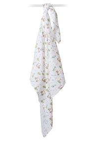 img 1 attached to 👶 Lulujo Baby Cotton Muslin Swaddle Blanket, 47 x 47-Inch, Golf: Soft & Breathable Wrap for Newborns