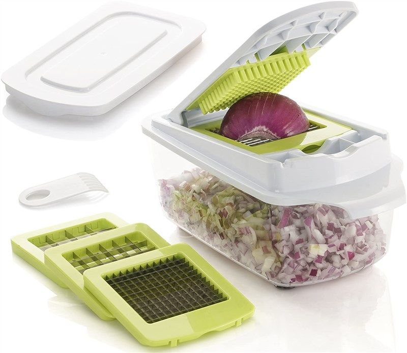 Brieftons Food Chopper: Manual Vegetable Chopper Demo 