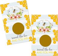 bumblebee scratch cards mommy shower logo