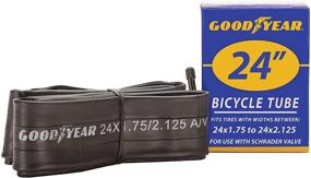 img 1 attached to 🚴 Goodyear Bicycle Tube: Quality 24 X 1.75/2.125 Tubing for Optimal Performance