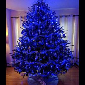 img 3 attached to Enhance your Christmas Decor with Dooit 33FT 100 Led Blue Christmas Lights: Connectable, Versatile 8 Twinkle Modes for Outdoor Indoor Use