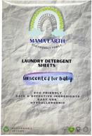 mama earth laundry detergent sheets - hypoallergenic, eco-friendly, biodegradable - plastic-free & suitable for 60 loads logo