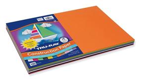 img 3 attached to 🎨 Pacon Tru-Ray Assorted Colors Smart Stack, 12" x 18" - Pack of 120: Premium Quality Construction Paper Bundle for All Crafting Needs