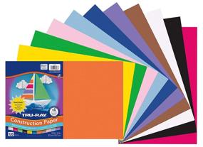 img 2 attached to 🎨 Pacon Tru-Ray Assorted Colors Smart Stack, 12" x 18" - Pack of 120: Premium Quality Construction Paper Bundle for All Crafting Needs