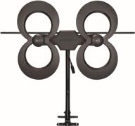 antennas direct clearstream 4max tv antenna, 70+ mile range, uhf/vhf, multi-directional, indoor/outdoor, 📺 attic use, mast mounting with pivoting base, hardware included – c4mvj, 4k ready, black logo