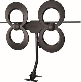 img 1 attached to Antennas Direct Clearstream 4Max TV Antenna, 70+ Mile Range, UHF/Vhf, Multi-Directional, Indoor/Outdoor, 📺 Attic Use, Mast Mounting with Pivoting Base, Hardware Included – C4MVJ, 4K Ready, Black