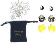 🌸 потрясающие летние серьги "летний осьминог" из 925 стерлингового серебра с подвесками - 20 пар, 6 вариантов узлов, стиль "французский тросик логотип