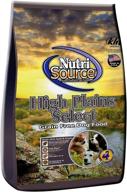 🐶 premium nutri source high plains select gluten-free dog food - 30 lb bag logo