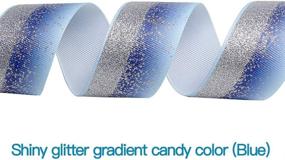 img 1 attached to 💫 Sparkling Glitter Grosgrain Headband: Perfect for Dressing Up, Birthdays, and Crafting!