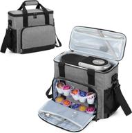 ☕️ curmio coffee maker carrying bag: ultimate protection for keurig k-mini & k-mini plus brewers - travel-friendly, secure & convenient storage for k-cup pods - gray (bag only) логотип