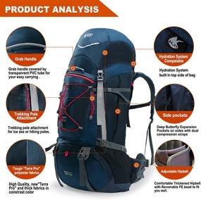 img 2 attached to TERRA PEAK Adjustable Backpack with Inclusive Features