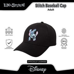 img 1 attached to 🧢 Disney Lilo & Stitch Women's Hat – Snap-Back Baseball Cap, Mom Hat with Enhanced SEO