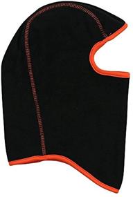 img 2 attached to Warm and Stylish Black Weather Winter Balaclava with Yellow Accents for Boys' Cold Weather Accessories