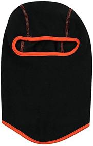 img 3 attached to Warm and Stylish Black Weather Winter Balaclava with Yellow Accents for Boys' Cold Weather Accessories