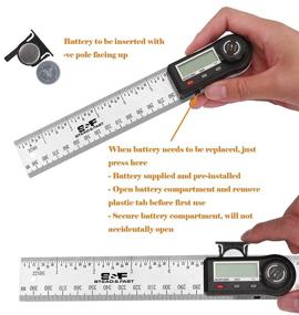 img 1 attached to 📏 STEAD FAST Woodworking Stainless Steel Protractor