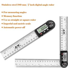 img 3 attached to 📏 STEAD FAST Woodworking Stainless Steel Protractor